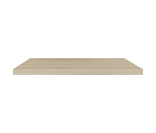 Estantes flotantes de pared 4 uds MDF roble 90x23,5x3,8 cm