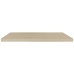 Estantes flotantes de pared 4 uds MDF roble 90x23,5x3,8 cm