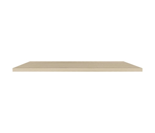 Estante flotante de pared MDF color roble 120x23,5x3,8 cm