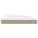 Estante flotante de pared 4 uds MDF blanco brillo 35x35x3,8 cm