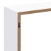 Estantes cubo de pared 3 unidades MDF blanco