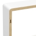 Estantes cubo de pared 3 unidades MDF blanco