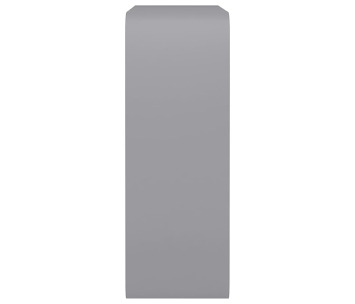 Estantes cubo de pared 3 unidades MDF gris