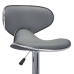 323648  Bar Stools 2 pcs Grey Faux Leather