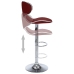 323649  Bar Stools 2 pcs Wine Red Faux Leather