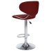 323649  Bar Stools 2 pcs Wine Red Faux Leather