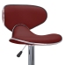 323649  Bar Stools 2 pcs Wine Red Faux Leather