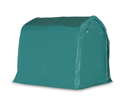 Carpa garaje de almacenamiento PVC verde 1,6x2,4 m