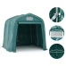 Carpa garaje de almacenamiento PVC verde 1,6x2,4 m