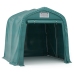 Carpa garaje de almacenamiento PVC verde 2,4x2,4 m