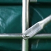 Carpa garaje de almacenamiento PVC verde 2,4x2,4 m