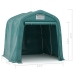 Carpa garaje de almacenamiento PVC verde 2,4x2,4 m