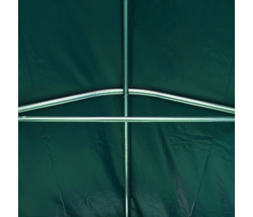 Carpa garaje de almacenamiento PVC verde 2,4x3,6 m