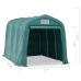 Carpa garaje de almacenamiento PVC verde 2,4x3,6 m