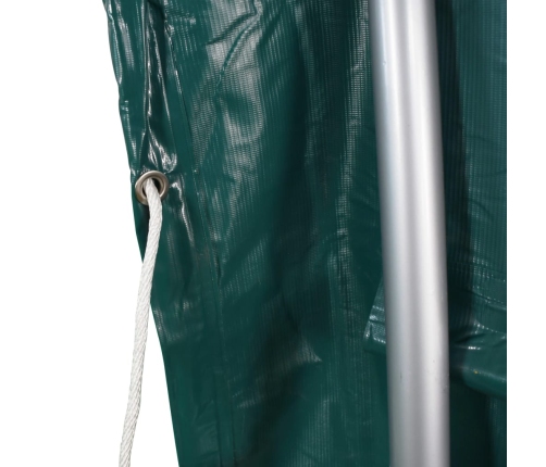 Carpa para ganado PVC verde 3,7x3,7 m