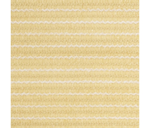 Toldo para balcón HDPE beige 75x500 cm