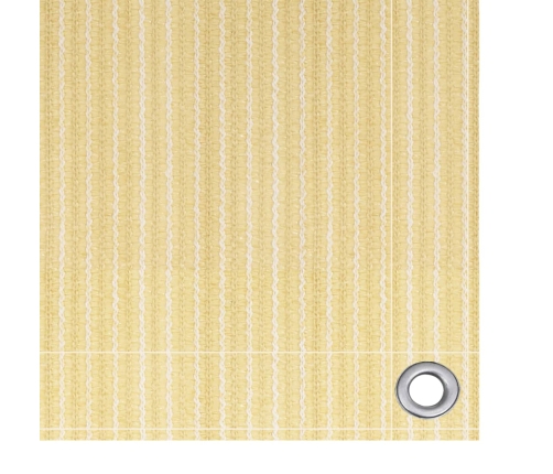 Toldo para balcón HDPE beige 75x500 cm