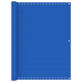 Toldo para balcón HDPE azul 120x500 cm