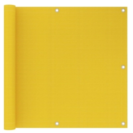 Toldo para balcón HDPE amarillo 90x300 cm