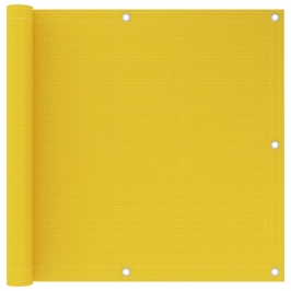 Toldo para balcón HDPE amarillo 90x600 cm