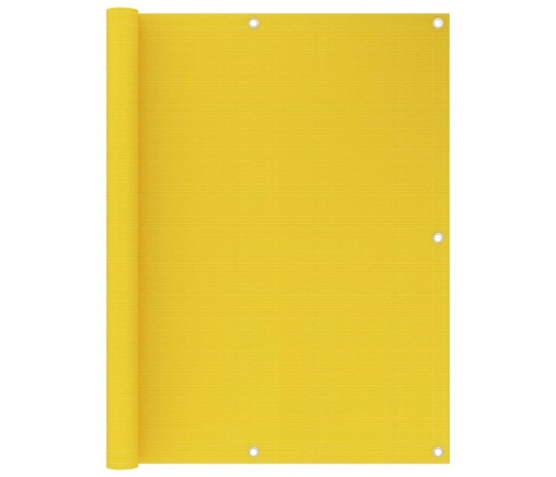 Toldo para balcón HDPE amarillo 120x300 cm