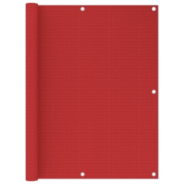 Toldo para balcón HDPE rojo 120x300 cm