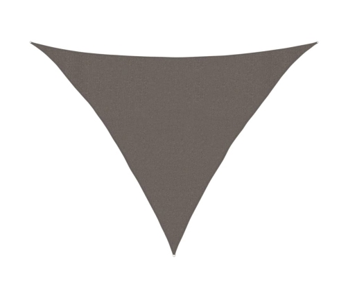 Toldo de vela gris antracita HDPE 160 g/m² 3x3x4,2 m