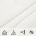 Toldo de vela blanco HDPE 160 g/m² 6x6 m