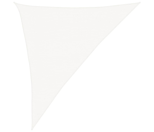 Toldo de vela HDPE blanco 160 g/m² 3x4x5 m