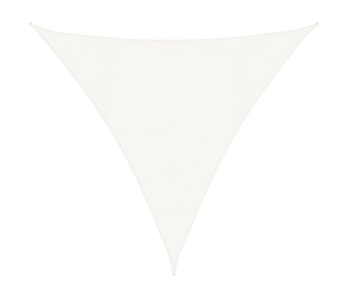 Toldo de vela HDPE blanco 160 g/m² 4,5x4,5x4,5 m