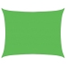 Toldo de vela HDPE verde claro 160 g/m² 6x7 m
