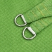 Toldo de vela HDPE verde claro 160 g/m² 6x7 m