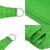 Toldo de vela HDPE verde claro 160 g/m² 6x7 m