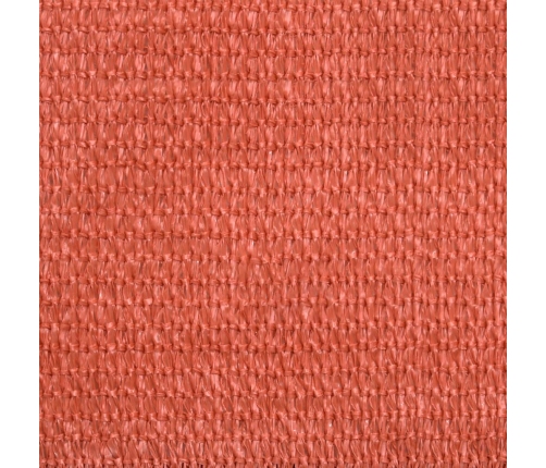 Toldo de vela HDPE terracota 160 g/m² 2x4 m