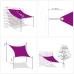 Toldo de vela HDPE gris taupe 160 g/m² 2x2 m
