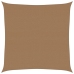 Toldo de vela HDPE gris taupe 160 g/m² 7x7 m