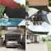Toldo de vela HDPE gris taupe 160 g/m² 3,6x3,6x3,6 m
