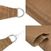 Toldo de vela HDPE gris taupe 160 g/m² 3,6x3,6x3,6 m