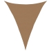 Toldo de vela gris taupe HDPE 160 g/m² 5x7x7 m