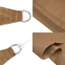 Toldo de vela gris taupe HDPE 160 g/m² 5x7x7 m