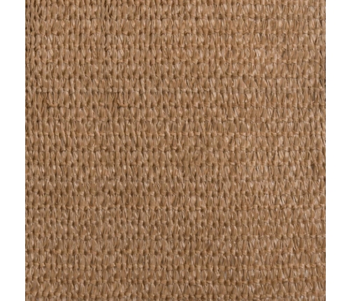 Toldo de vela gris taupe HDPE 160 g/m² 5x7x7 m