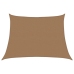 Toldo de vela HDPE gris taupe 160 g/m² 4/5x3 m