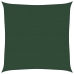 Toldo de vela HDPE verde oscuro 160 g/m² 5x5 m