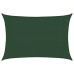 Toldo de vela verde oscuro HDPE 160 g/m² 3x4 m