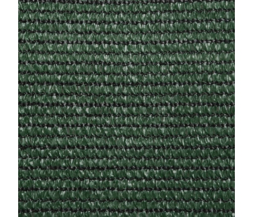 Toldo de vela verde oscuro HDPE 160 g/m² 3x4 m