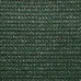 Toldo de vela verde oscuro HDPE 160 g/m² 3x4 m