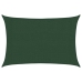 Toldo de vela verde oscuro HDPE 160 g/m² 3x4,5 m