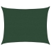 Toldo de vela HDPE verde oscuro 160 g/m² 6x7 m