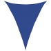 Toldo de vela triangular HDPE azul 160 g/m² 4x5x5 m