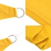 Toldo de vela amarillo HDPE 160 g/m² 3x3 m